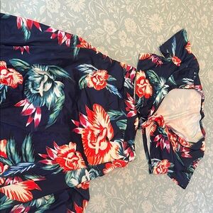 Floral top and maxi skirt